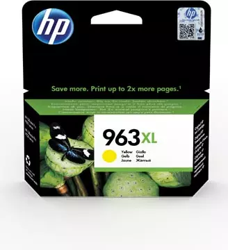 Een HP inktcartridge 963XL, 1.600 pagina's, OEM 3JA29AE, geel koop je bij ShopXPress