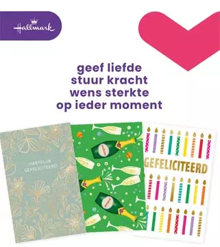 Sie können einen Hallmark navulset wenskaarten, felicitatie, pak van 6 stuks bei Supplierz BV kaufen