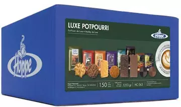 Een Hoppe koekjes Luxe Potpourri, doos van 150 stuks koop je bij ShopXPress