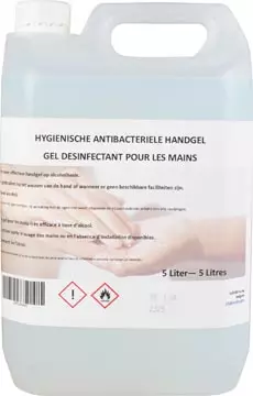 Een Hygiënische antibacteriële handgel, navulling van 5 liter koop je bij ShopXPress