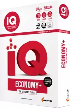 Een IQ Economy+ printpapier ft A3, 80 g, pak van 500 vel koop je bij ShopXPress