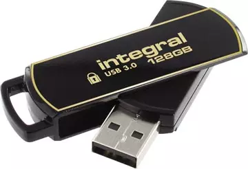 Een Integral 360 Secure USB 3.0 stick, 128 GB koop je bij ShopXPress