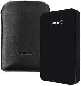 Een Intenso Memory Case draagbare harde schijf, 4 TB, zwart, met beschermingsetui koop je bij ShopXPress