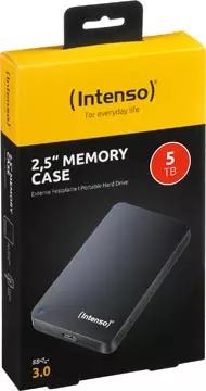 Een Intenso Memory Case draagbare harde schijf, 5 TB, zwart koop je bij ShopXPress