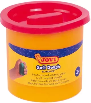 Een Jovi boetseerpasta Soft Dough 460 g rood koop je bij ShopXPress