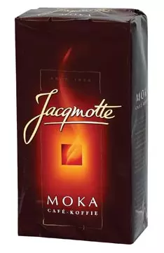 Een Jacqmotte koffie, moka, pak van 500 gram koop je bij ShopXPress