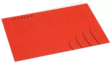 Een Jalema Secolor dossieromslag voor ft A4 (22,5 x 31 cm), rood koop je bij ShopXPress