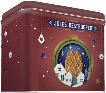 Een Jules Destrooper Let It Snow, tinnen doos van 233 g koop je bij ShopXPress