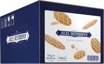 Een Jules Destrooper boterwafels, doos van 150 stuks koop je bij ShopXPress