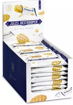 Een Jules Destrooper boterwafels, per 3 koop je bij ShopXPress