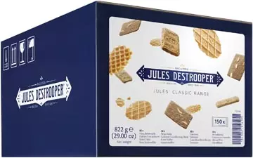 Een Jules Destrooper koekjes, Jules' Classic Range, doos van 150 stuks koop je bij ShopXPress