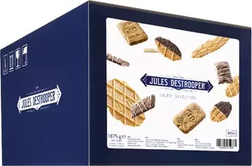 Een Jules Destrooper koekjes Jules' Selection, doos van 300 stuks koop je bij ShopXPress