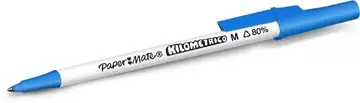 Een Paper Mate balpen Kilometrico, medium, blister van 8 stuks, blauw koop je bij ShopXPress