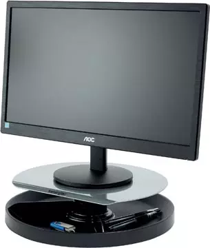 Een Kensington SmartFit monitorstandaard Spin Station, zwart koop je bij ShopXPress