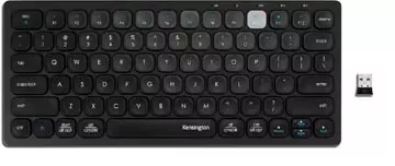 Een Kensington Dual draadloos compact toetsenbord, qwerty koop je bij ShopXPress