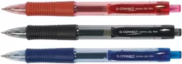 Een Q-CONNECT Sigma gelpen, 0,5 mm, zwart koop je bij ShopXPress