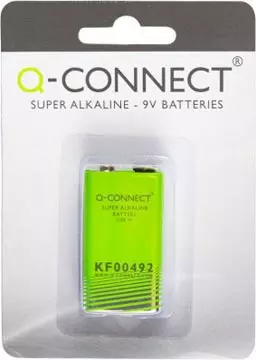 Een Q-CONNECT batterij alkaline 6LR61 MN1604 9.0V koop je bij ShopXPress