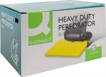 Een Q-CONNECT perforator Heavy Duty, 40 blad, zwart koop je bij ShopXPress