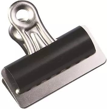 Een Q-CONNECT bulldogclip, zwart, 70 mm, doos van 10 stuks koop je bij ShopXPress
