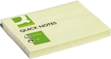 Een Q-CONNECT Quick Notes, ft 76 x 102 mm, 100 vel, geel koop je bij Supplierz BV