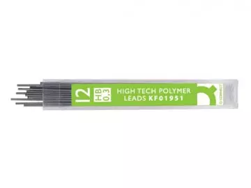 Een Q-CONNECT potloodstiften 0,3 mm HB etui van 12 stuks koop je bij ShopXPress