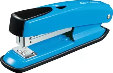 Een Q-CONNECT nietmachine half strip, 20 blad, metaal, blauw koop je bij ShopXPress