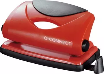 Een Q-CONNECT perforator Light Duty, 10 blad, rood koop je bij ShopXPress