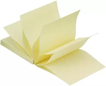 Een Q-CONNECT Z-Quick Notes, ft 76 x 76 mm, 100 vel, geel koop je bij ShopXPress