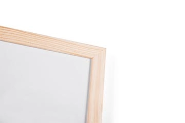 Buy your Q-CONNECT whiteboard, met houten frame, melamine, 90 x 120 cm at Supplierz BV