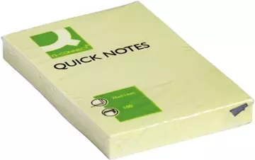 Een Q-CONNECT Quick Notes, ft 51 x 76 mm, 100 vel, geel koop je bij ShopXPress