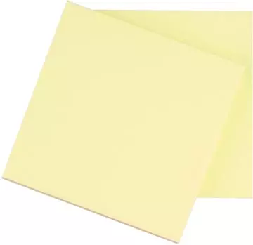 Een Q-CONNECT Quick Notes, ft 76 x 76 mm, 100 vel, geel koop je bij ShopXPress