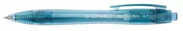 Een Q-CONNECT balpen Recycling PET, 0,7 mm, medium punt, blauw koop je bij ShopXPress