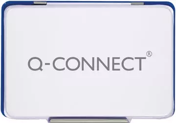 Een Q-CONNECT stempelkussen, ft 90 x 55 mm, blauw koop je bij ShopXPress