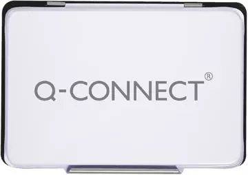Een Q-CONNECT stempelkussen, ft 90 x 55 mm, zwart koop je bij ShopXPress
