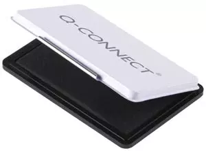 Een Q-CONNECT stempelkussen, ft 110 x 70 mm, zwart koop je bij ShopXPress