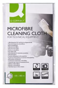 Een Q-CONNECT microvezel schoonmaakdoek voor technische installaties koop je bij ShopXPress