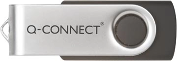 Een Q-CONNECT USB stick 2.0, zwart, 4 GB koop je bij ShopXPress