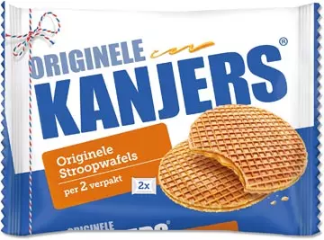 Een Kanjers stroopwafels, per 2 verpakt, 2 x 40 g koop je bij ShopXPress