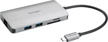 Een Kensington UH1400P USB-C 8-in-1 docking station koop je bij ShopXPress