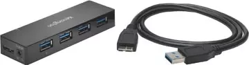 Een Kensington USB 3.0 Hub 4-poorten, met oplaadfunctie koop je bij ShopXPress