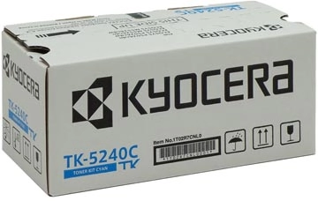 Een Kyocera toner TK-5240, 3.000 pagina's, OEM 1T02R7CNL0, cyaan koop je bij ShopXPress