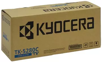 Een Kyocera toner TK-5280, 11.000 pagina's, OEM 1T02TWCNL0, cyaan koop je bij ShopXPress