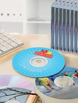 Een Avery L7676-25 CD etiketten, diameter 117 mm, 50 etiketten, wit koop je bij ShopXPress