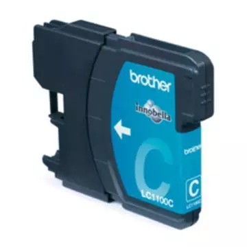 Een Brother inktcartridge, 325 pagina's - OEM: LC-1100C, cyaan koop je bij ShopXPress