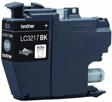 Een Brother inktcartridge, 550 pagina's, OEM LC-3217BK, zwart koop je bij ShopXPress