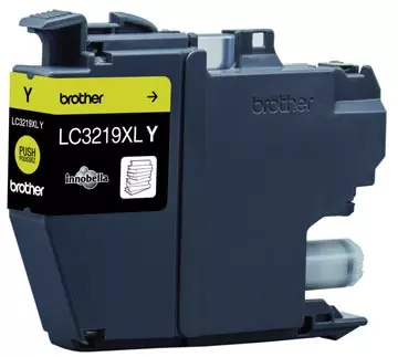 Een Brother inktcartridge, 1.500 pagina's, OEM LC-3219XLY, geel koop je bij ShopXPress