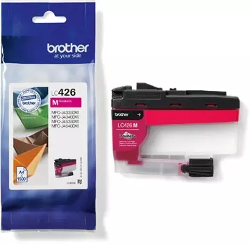 Een Brother inktcartridge, 1.500 pagina's, OEM LC-426M, magenta koop je bij ShopXPress