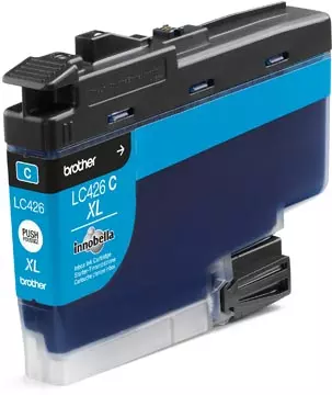 Een Brother inktcartridge, 5.000 pagina's, OEM LC-426XLC, cyaan koop je bij ShopXPress