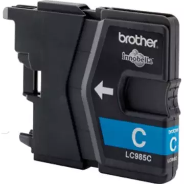 Een Brother inktcartridge, 260 pagina's, OEM LC-985C, cyaan koop je bij ShopXPress