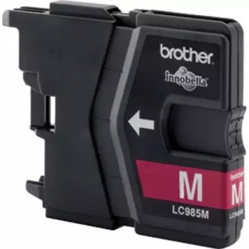 Een Brother inktcartridge, 260 pagina's, OEM LC-985M, magenta koop je bij ShopXPress